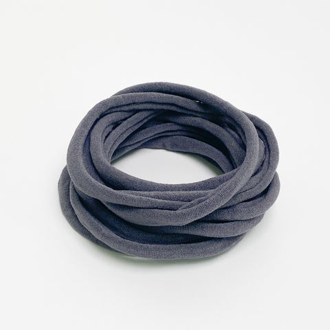 Bandeau en nylon "gris foncé"
