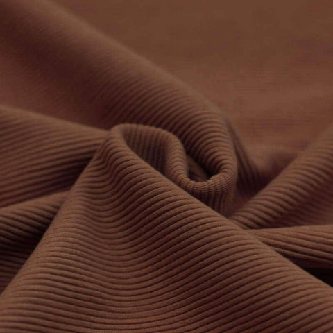 Ottoman Rib Jersey “Brown”