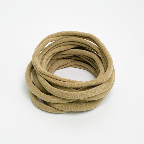Nylon hairband "sand"
