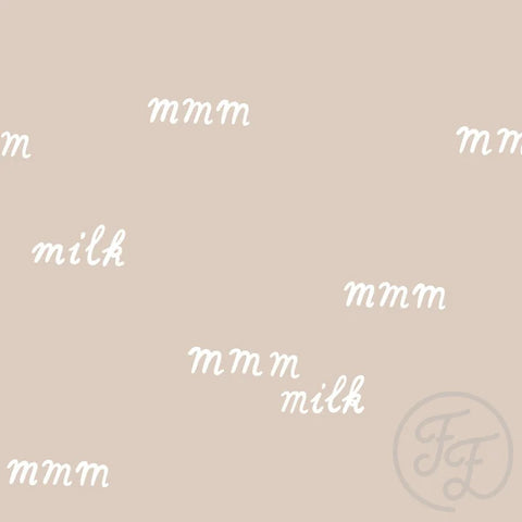 Family Fabrics / Baby Rib 320g “Milk Taupe”