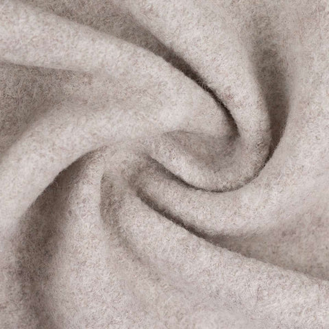 Pure boiled wool melange "natural white"
