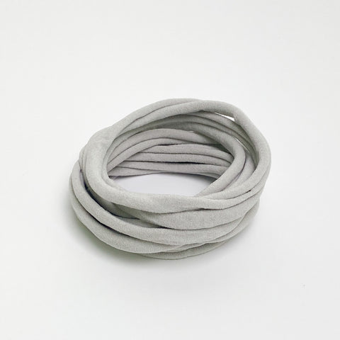 Nylon Haarband "hellgrau"