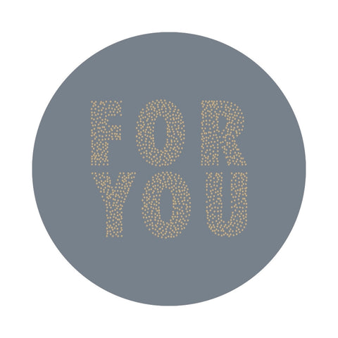 For You - Sky Blue Stickers (3 pieces)