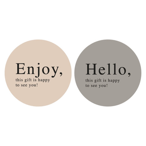 Duo - Enjoy / Hello Stickers (2 pieces)