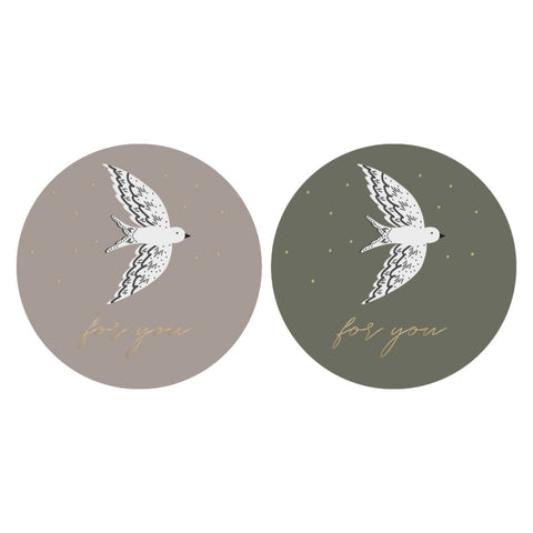 Duo - Bird Stickers (2 Stück)