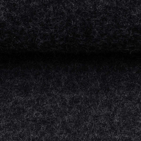 Pure boiled wool melange “Anthracite”