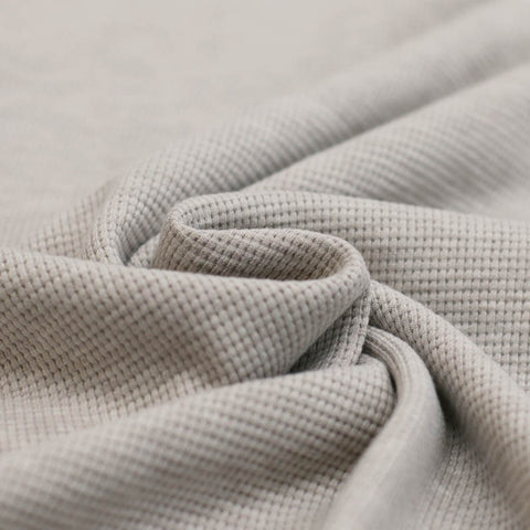 Jersey tricoté gaufré mélangé « Beige »