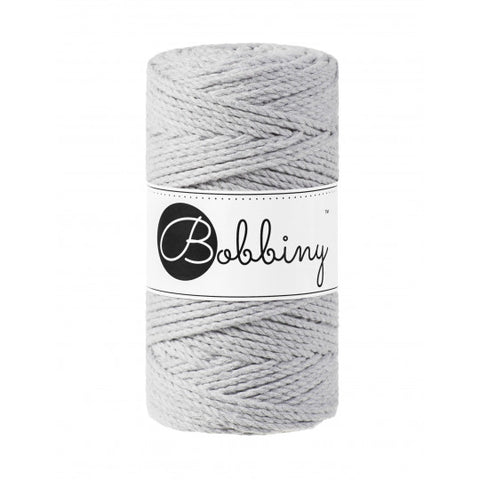 Gris Clair / CORDON MACRAMÉ 3PLIS 3MM 100M