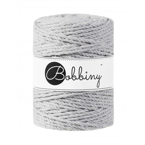 Light Grey / MAKRAMEE-SCHNÜRE 3PLY 5MM 100M