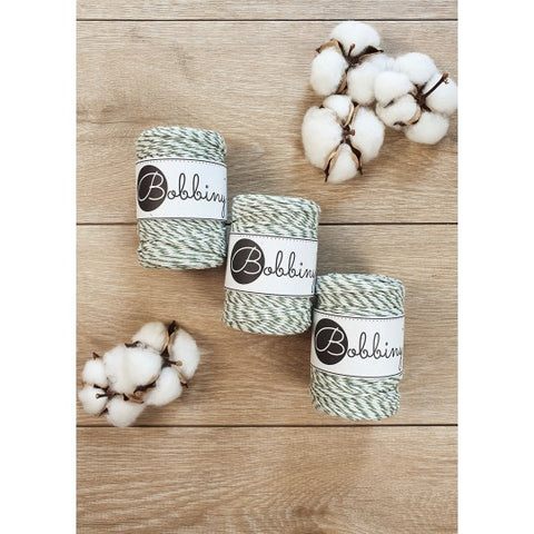 Limited Magic Green / MACRAMEE CORD 3PLY 1.5MM 100M