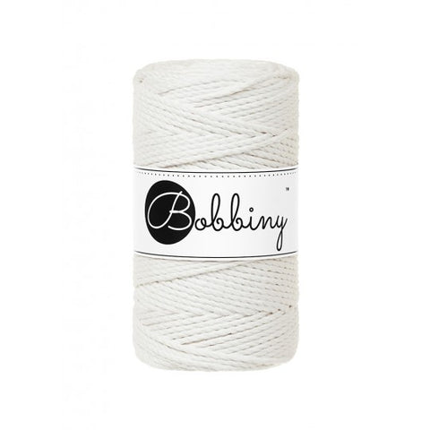 Off White / MAKRAMEE-SCHNÜRE 3PLY 3MM 100M