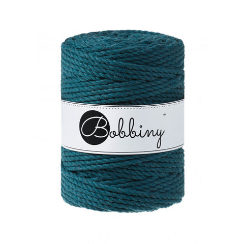 Peacock Blue / MAKRAMEE-SCHNÜRE 3PLY 5MM 100M