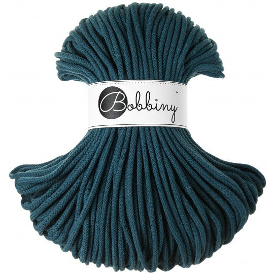 Peacock Blue / Flechtkordel 5MM 100M