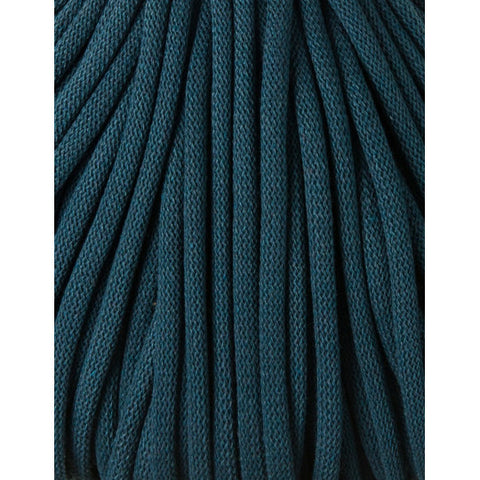 Bleu Paon / cordon tressé 9MM 100M