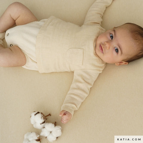 Purest Cotton Mousseline "Beige"
