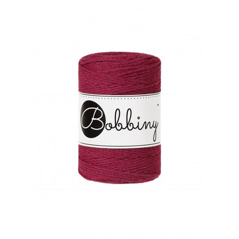 Wine Red / MACRAMEE CORD 3PLY 1.5MM 100M