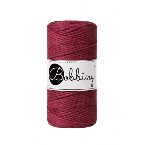 Wine Red / MAKRAMEE-KORDEL 3MM 100M