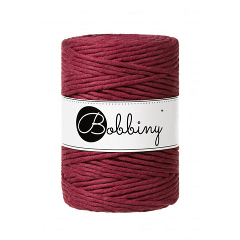 Wine Red / MAKRAMEE-KORDEL 5MM 100M