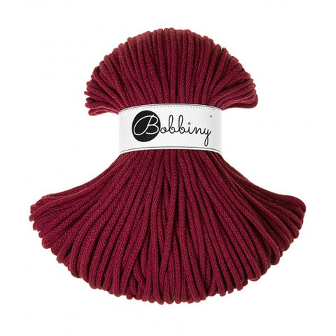 Wine Red / Flechtkordel 5MM 100M