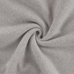 Organic cotton fleece "Mid Gray melange”