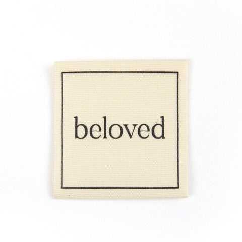 Baumwoll-Label Beloved
