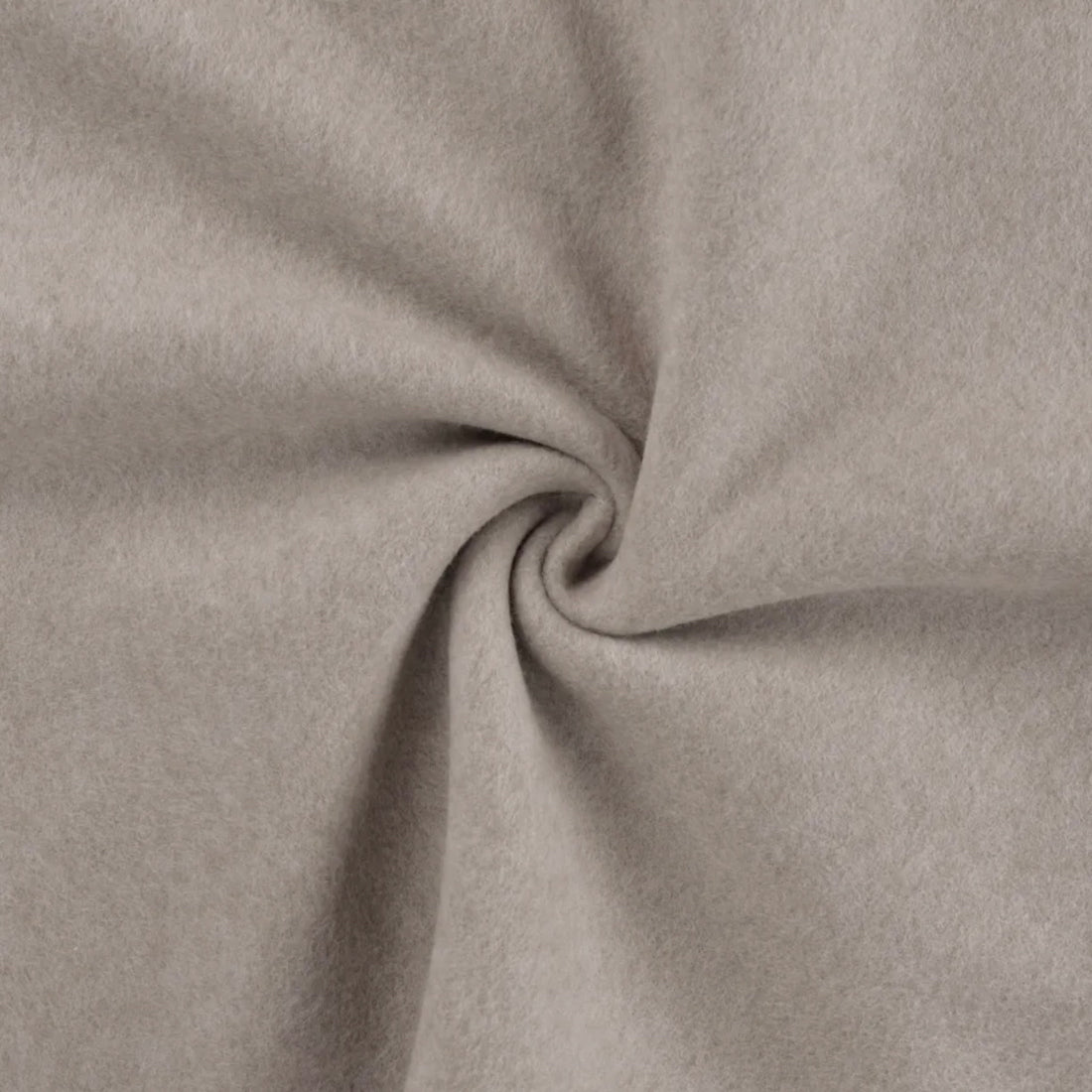 Organic cotton fleece “Taupe melange”