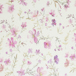Rib Jersey „Pink lilac Flowers“