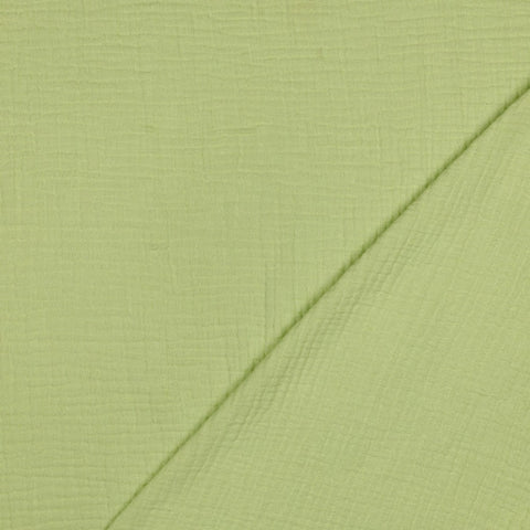 Musselin/Double Gauze  “Soft Grün“ GOTS