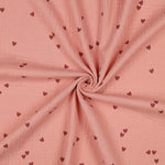 Musselin/Double Gauze  “Kleine Herzen“