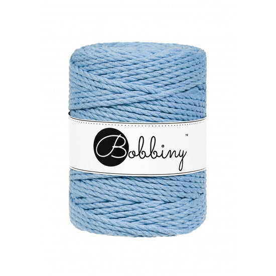 Bleu Parfait / CORDON MACRAMÉE 3PLIS 5MM 100M 