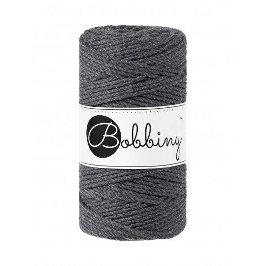 Charbon / CORDON MACRAMÉ 3PLIS 3MM 100M 