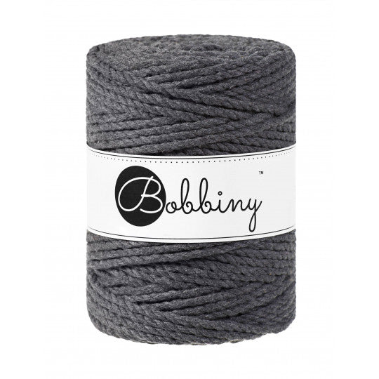 Charbon / CORDON MACRAMÉ 3PLIS 5MM 100M 