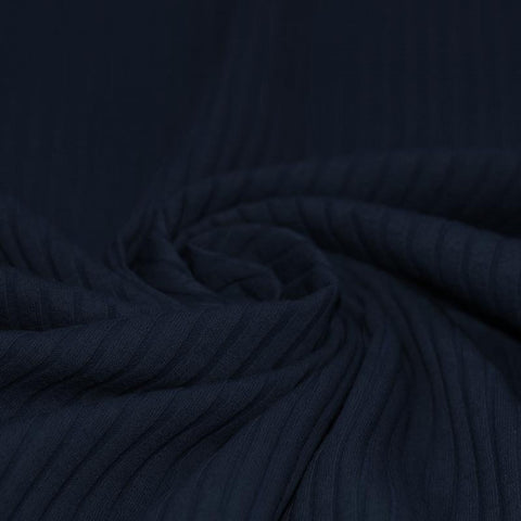 Wide Drop Needle Rib "Navy“