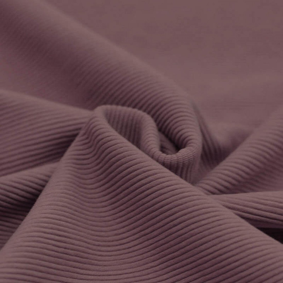 Ottoman Rib Jersey “Old Mauve”