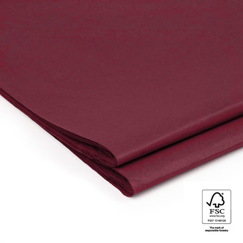 Seidenpapier Blätter „Uni Beet Red“