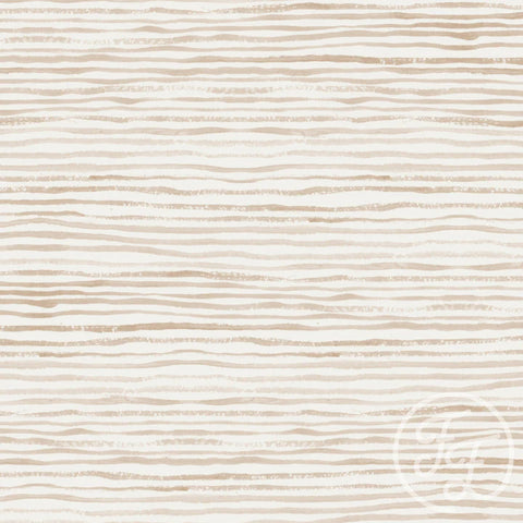 Family Fabrics / Baby Rib 260g „Stripes Latte“
