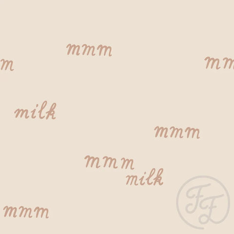 Family Fabrics / Baby Rib 320g „Milk Beige“