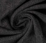 Mélange pure laine bouillie « gris foncé »