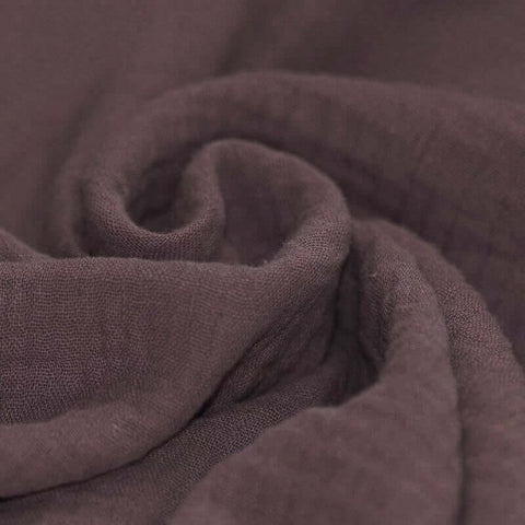 Musselin/Double Gauze “Dark Mauve”