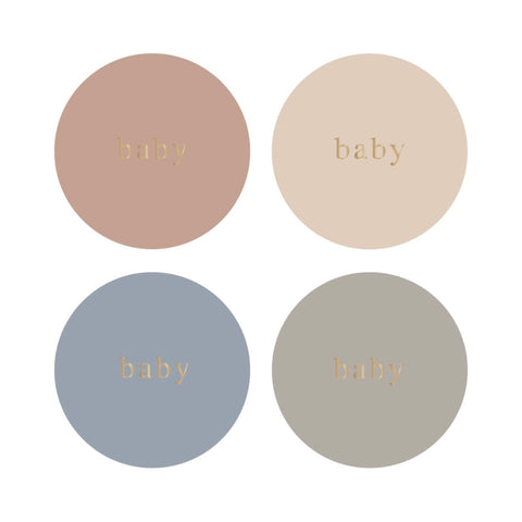 Multi - Baby Gold Stickers (4 Stück)