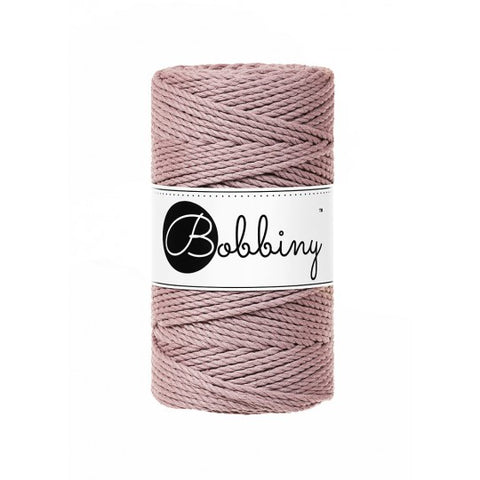 Mauve  / MAKRAMEE-SCHNÜRE 3PLY 3MM 100M