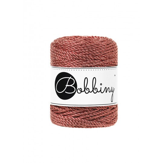 Cuivre Métallisé / CORDON MACRAMÉ 3PLIS 3MM 50M 