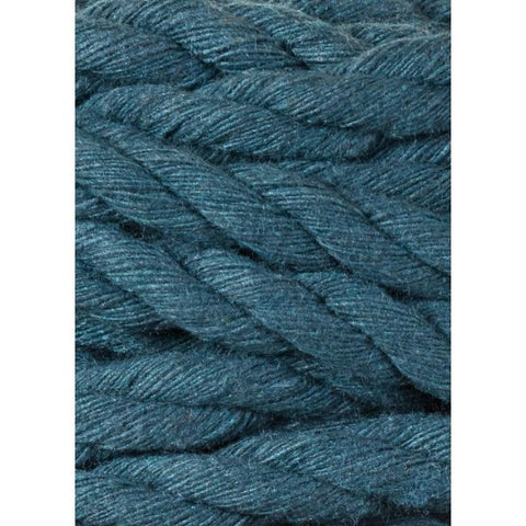Peacock Blue / MAKRAMEE-SCHNÜRE 3PLY 9MM 30M