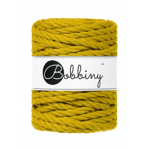 Spicy Yellow / MAKRAMEE-SCHNÜRE 3PLY 9MM 30M